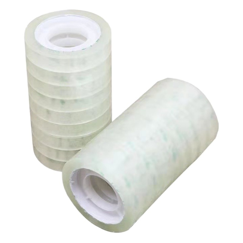 Factory wholesale stationery small adhesive tape strong transparent white multi-size student small adhesive paper error correction small adhesive tape