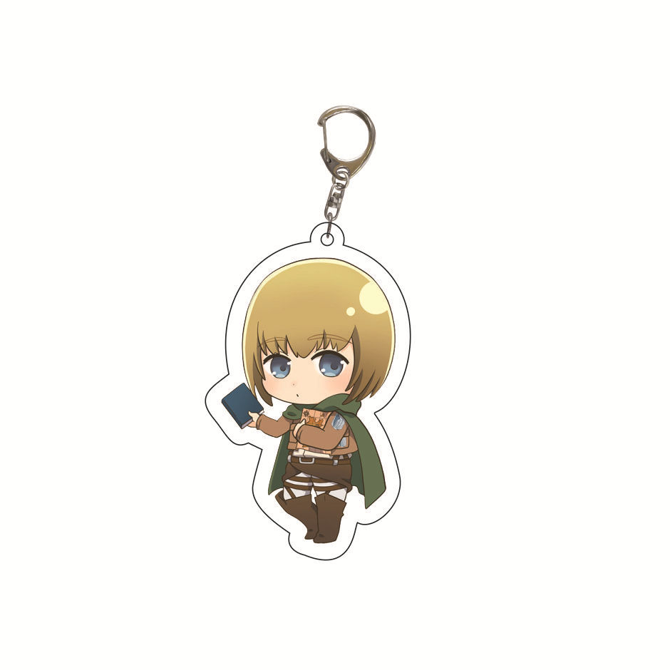 Picture of Holiday surprise star surrounding acrylic keychain spot printable logo schoolbag creative pendant wholesale