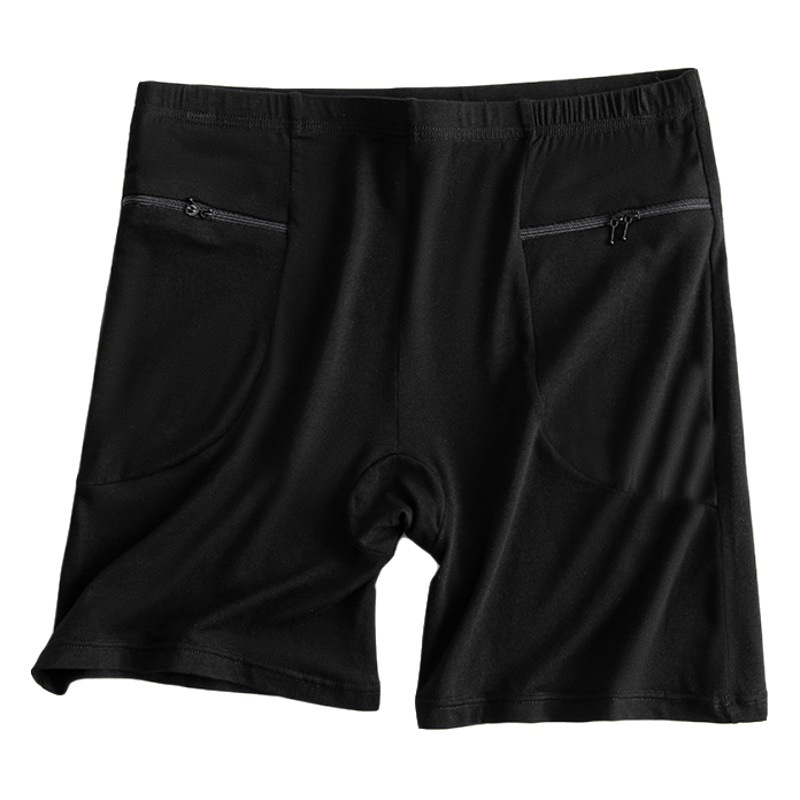 Safety pants with no hem and large modal underwear for women Summer anti-light pants three-point Waist Seamless Leggings