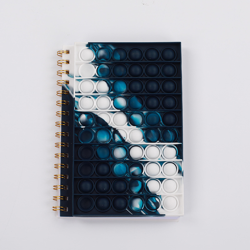 Picture of Rodent pioneer A5 Notebook silicone cartoon coil hand account spot notebook Rainbow Bubble music notepad