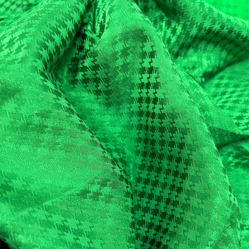 All Silk Jacquard Fabric Qianqiniao 16mm 140 Mulberry Silk Shirt Top Clothing Fabric