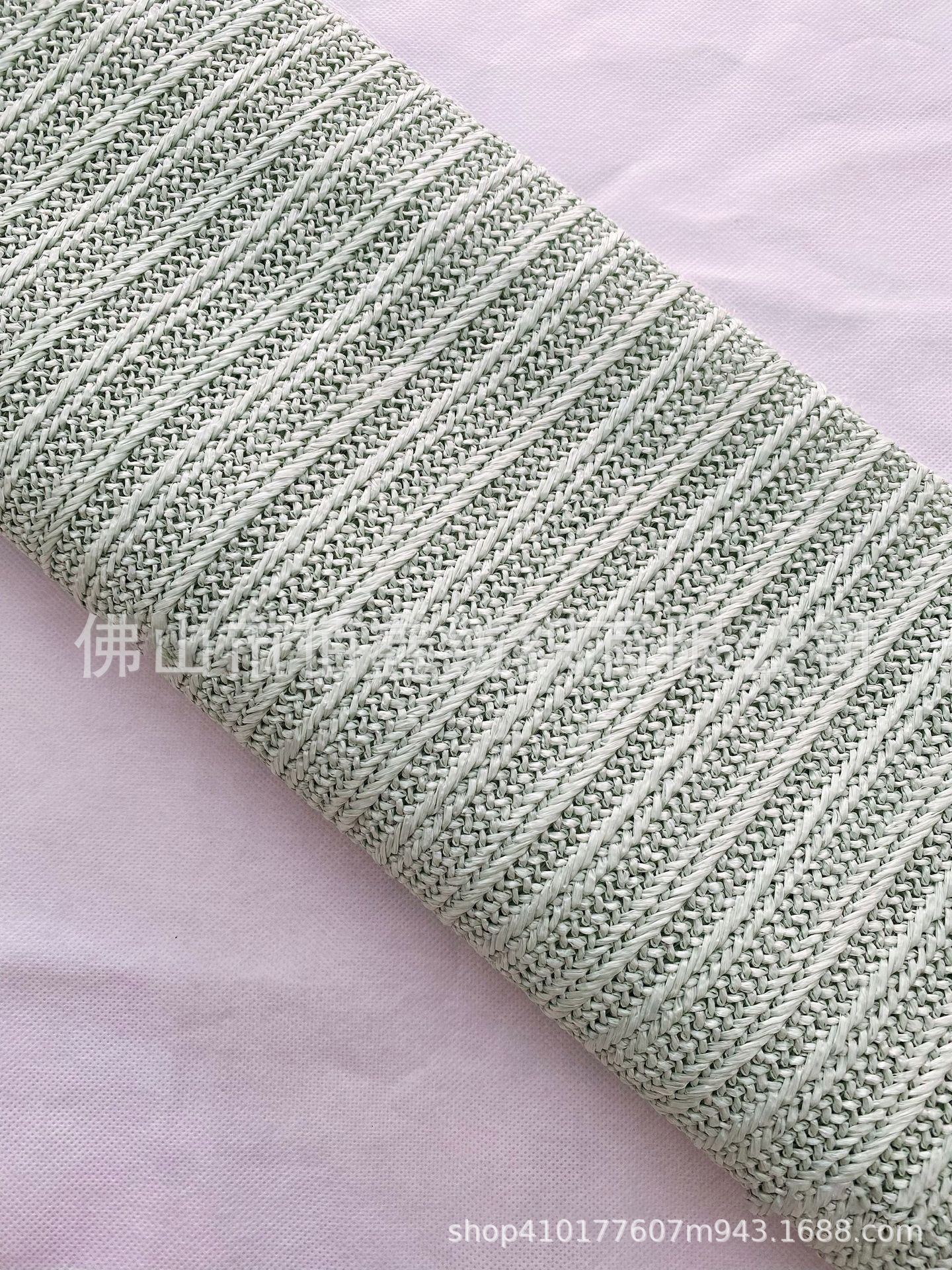 Picture of High quality sofa PPE woven fabric wholesale environmental protection simulation straw mat luggage Japanese woven beach shoes and hats