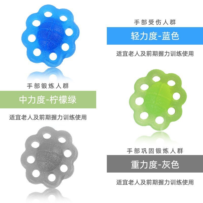 Grip Ball Hand Rehabilitation Training Stroke Hemiplegia Exercise Equipment Finger Strength Grip Ring Grip Stretch