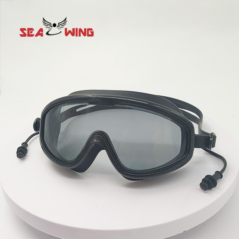 Picture of Adult Swimming Goggles, Anti-Fog, High-Definition, Professional, Large Frame, Myopia, Large Lens, Prescription Diving and Swimming Goggles Equipment