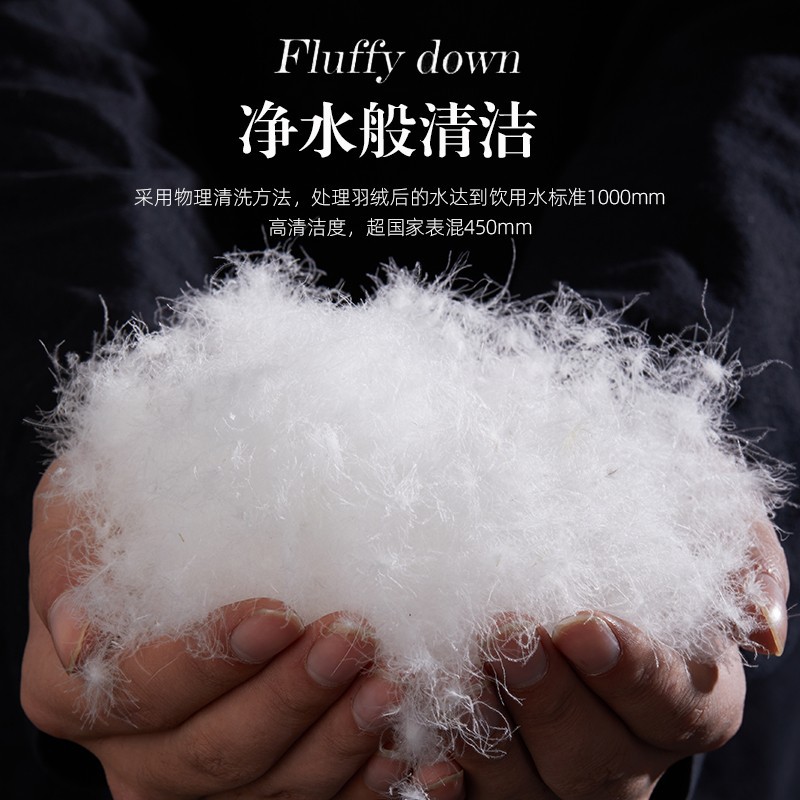 Picture of 90 White Duck Down New National Standard Pure White Big Down High Fluffy Down Jacket Filler Wholesale in Bulk