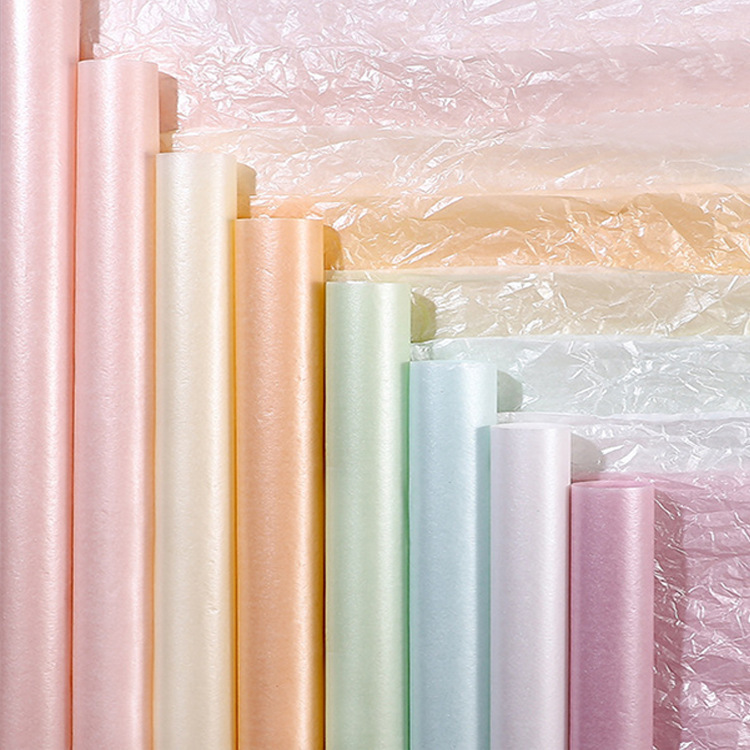 17G Pearl paper flower wrapping paper color paper ice White Pearl paper high-grade gift box lining filling paper