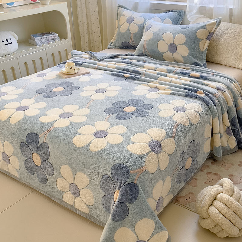 Picture of Blanket Coral Fleece Cover Blanket Flannel Blanket Cartoon Sofa Blanket Single Bed Sheet Single Air Conditioning Nap Blanket Quilt