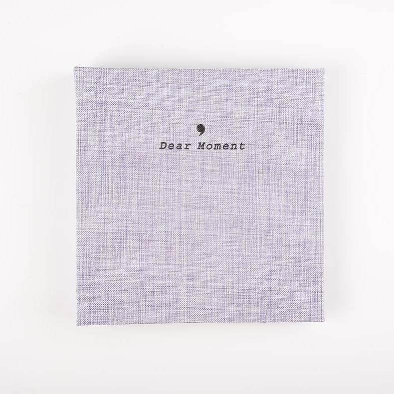 Picture of Wholesale plain cotton linen loose-leaf PP photo album photo album movie ticket storage postcard 3 inch 5 inch