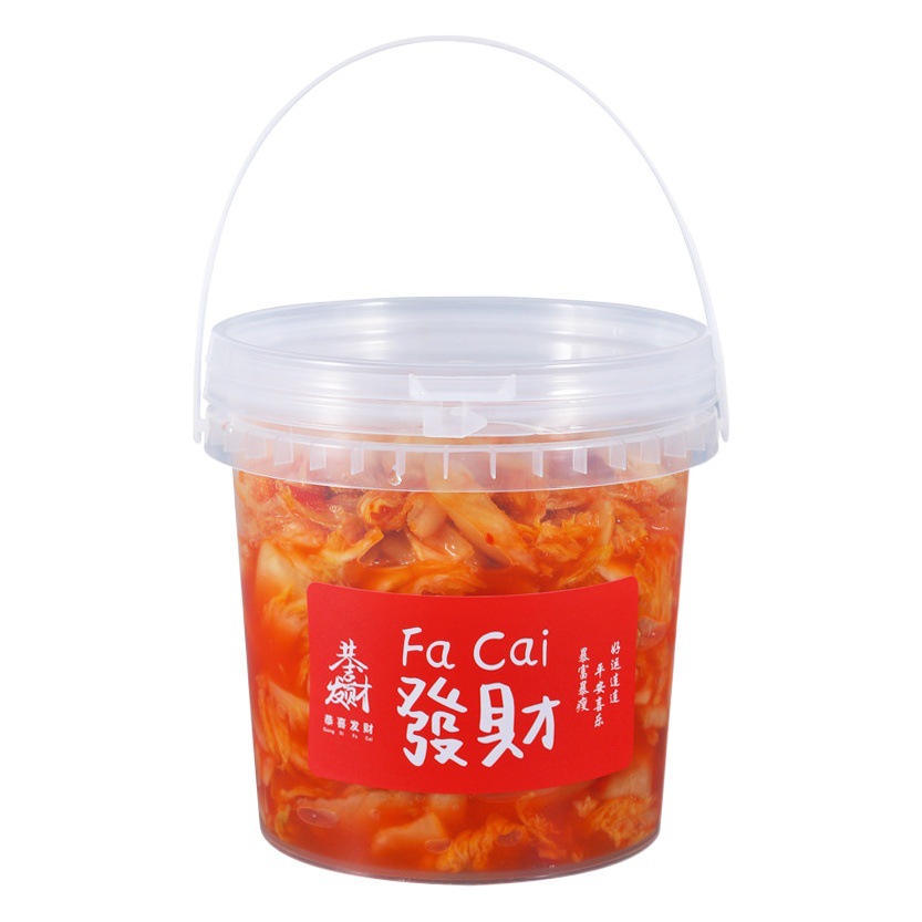 Metasequoia thickened Pickles food grade transparent plastic bucket vegetable jar bean paste bean curd 500-18L packaging bucket