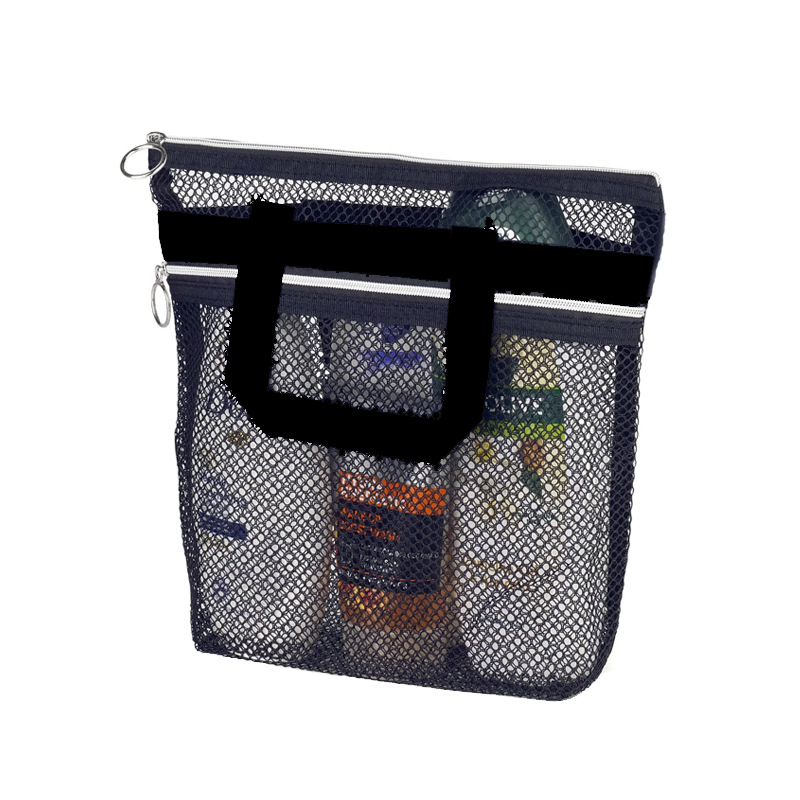 Picture of Cross-Border Visual Mesh Bathroom Toiletry Bag Cosmetic Bag Travel Portable Beach Bag Children's Toy Storage Bag