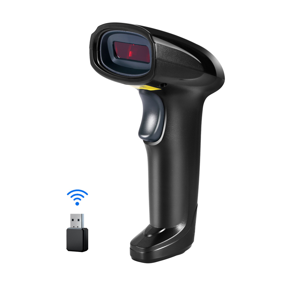 Picture of 2D Wireless Barcode Scanner Ean13 Upc Itf25 Boleto Wireless Scanner Gun