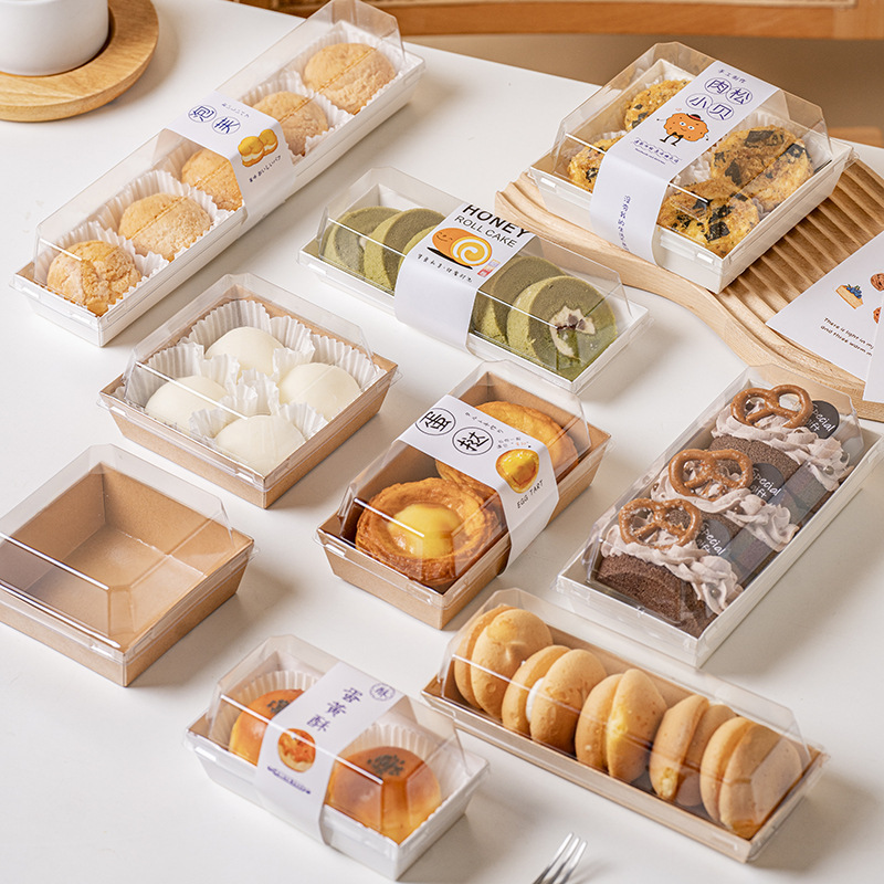 Meat floss Beckham packaging box cake roll Swiss roll towel roll snow mei Niang box sandwich packaging box cake box