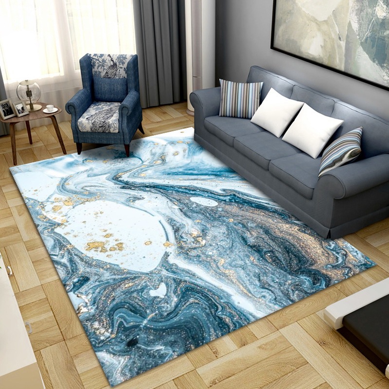 Picture of Home Carpet Simple Nordic ins Style Office Carpet Full Bed Floor Mat Bedroom Living Room Carpet Floor Mat