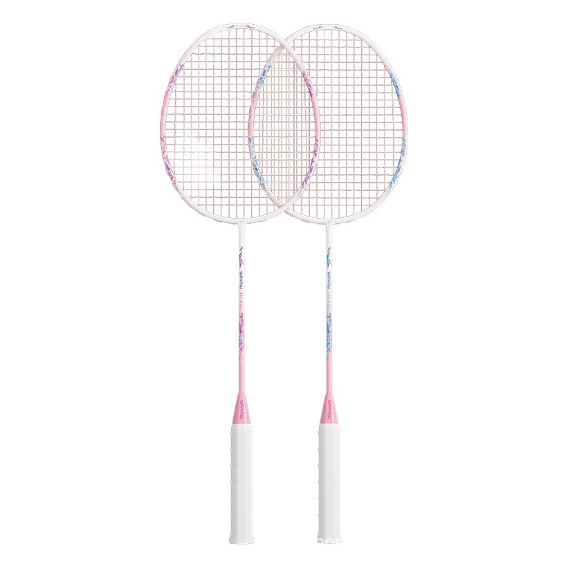 WAVAW badminton racket genuine goods ultra-light carbon double racket suit durable anti-attack and defense both adult racket wholesale