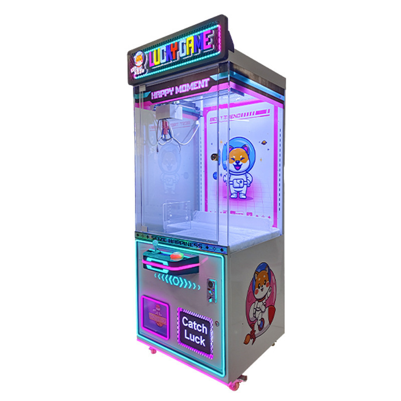 Colorful lighting, QR code scanning, coin payment mall arcade arcade machine, large claw machine