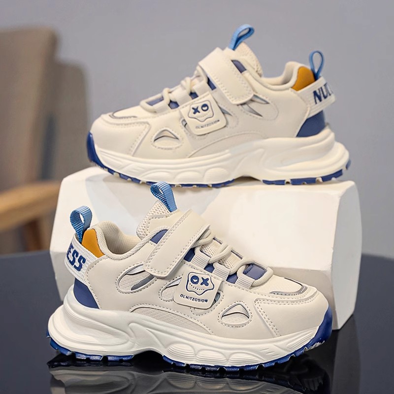 Boys sneaker 2025 new spring and autumn big children fried street running men and women with children's father small white shoes tide