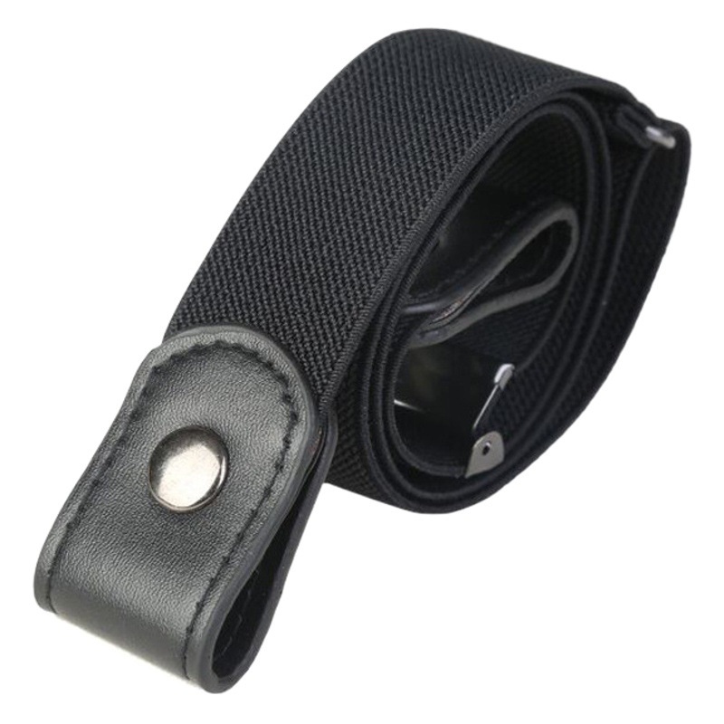Lazy Belt Invisible Women Seamless All-match Elastic Belt Elastic Jeans Women's Non-perforated Belt Wholesale