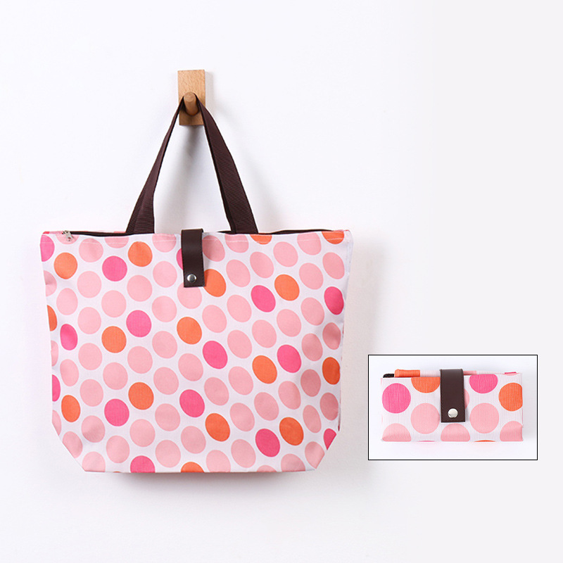 Picture of Oxford Cloth Foldableing Shopping Bag Satchel Shopping Bag Satchel Advertising Environmentally Friendly Foldableable Grocery Shopping Bag Customization