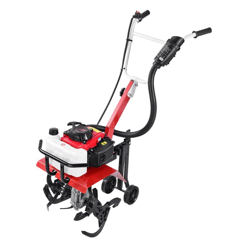 Factory wholesale micro-Tiller agricultural arable land Tiller new tillage loose soil multifunctional small household rotary tiller