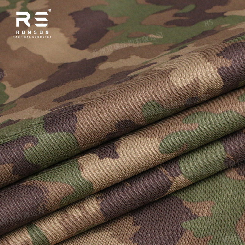 Picture of Taz16 New Swiss Camouflage 500D Nylon X-Pac Composite Diamond Grids Fabric Waterproof Outdoor Lightweight Fabric