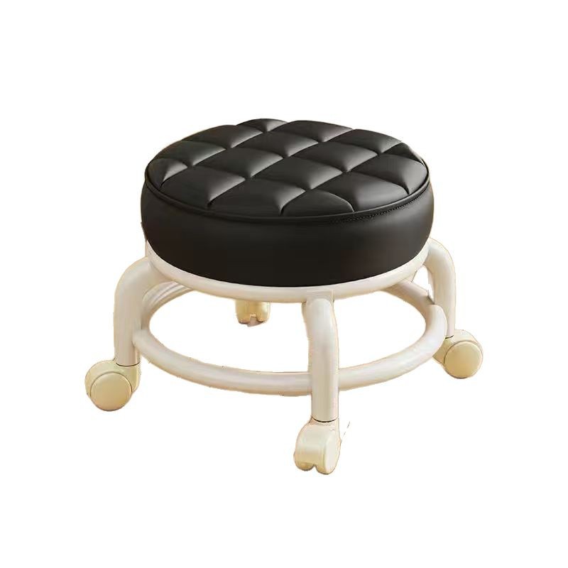 Picture of Roller Skating Small Chair Household Pulley Low Stool Cyber Popular Lazy Sofa Stool Universal Wheel Shoe Changing Stool Children's Toddler Stool