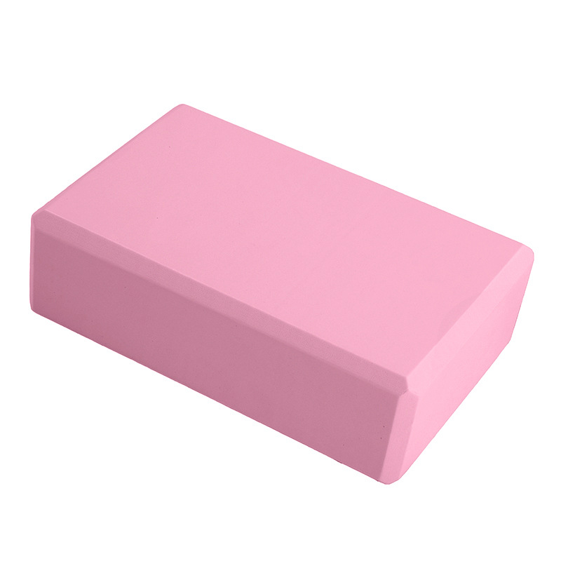 Picture of Two-color yoga brick eva thickened yoga auxiliary yoga brick foam dance brick 200g manufacturers support logo