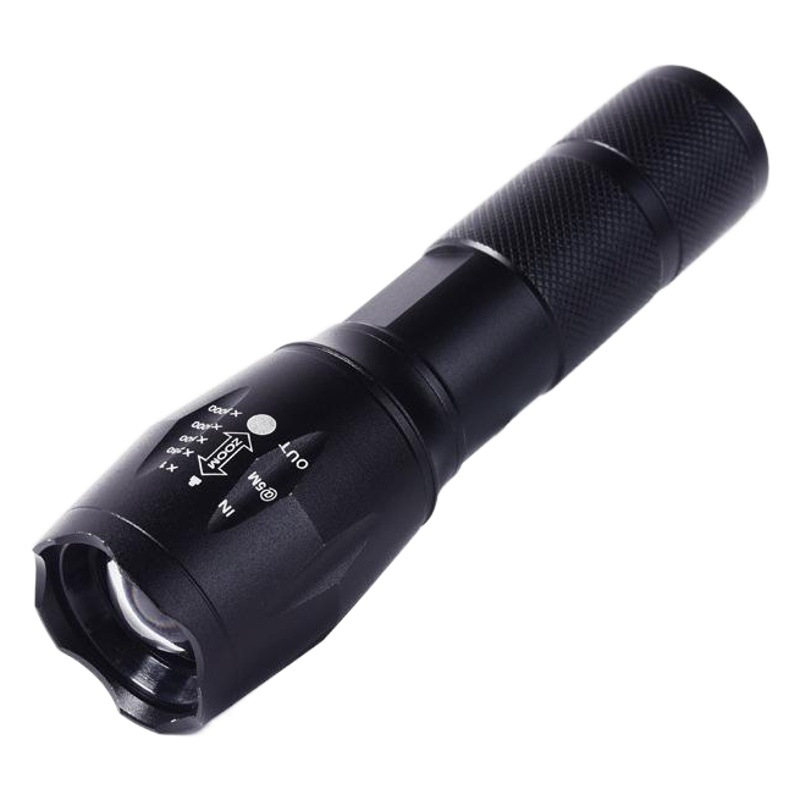 Aluminum alloy strong light Amazon A100 telescopic focusing outdoor hand-held T6 gift strong light flashlight