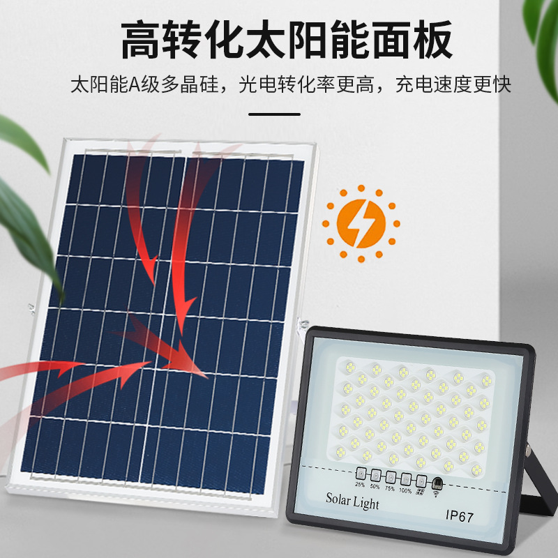Picture of New solar lights outdoor garden lights home engineering solar flood lights waterproof solar outdoor lights