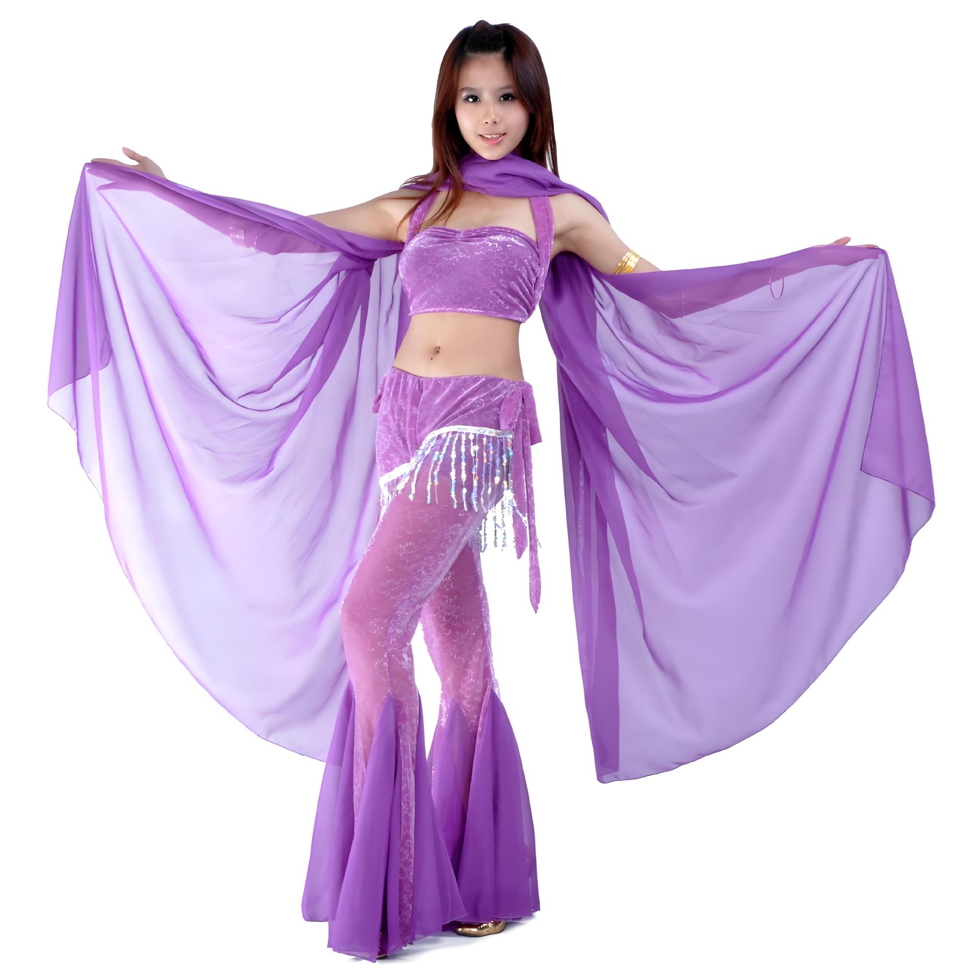 200x 100cm chiffon gauze, belly dance gauze, belly dance throwing yarn, belly dance stage supplies