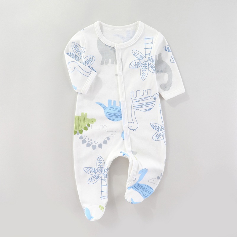 Picture of Baby's jumpsuit cotton newborn clothes spring and autumn and summer children's climbing clothes for newborn babies ha clothes class a monk clothes