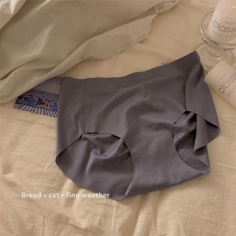 Picture of "Your niche likes" [simple and clean style] simple solid color girl seamless underwear women's underwear