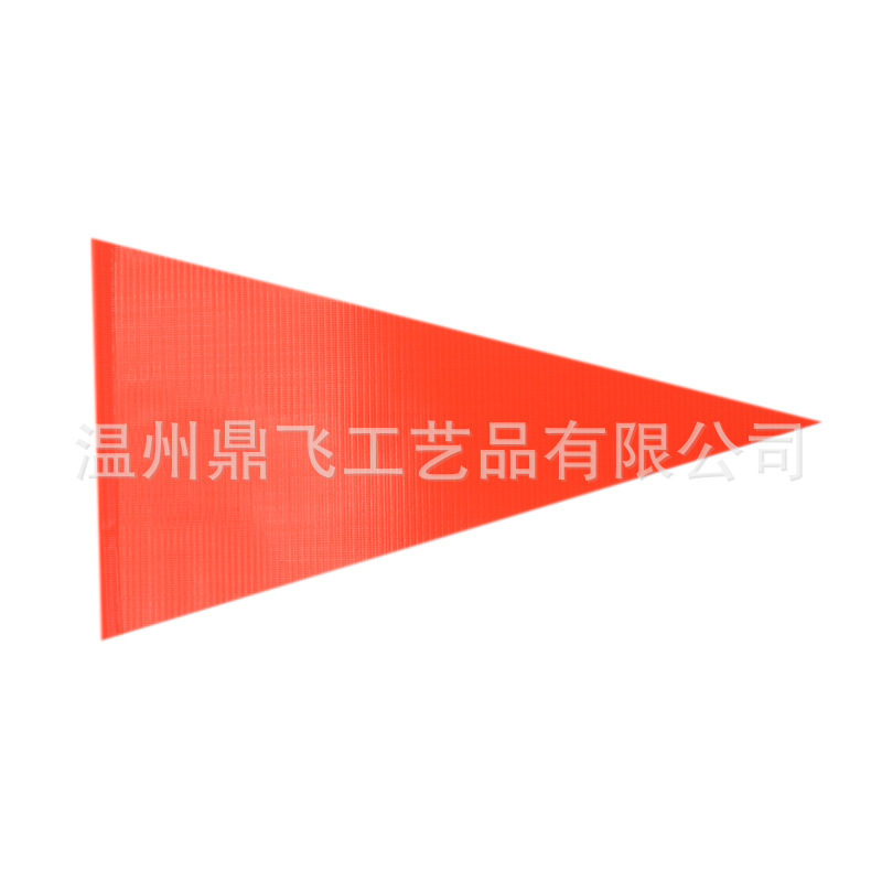 Picture of In stock Amazon cross-border PVC reflective warning triangle flag bicycle flag children riding safety flag accessories