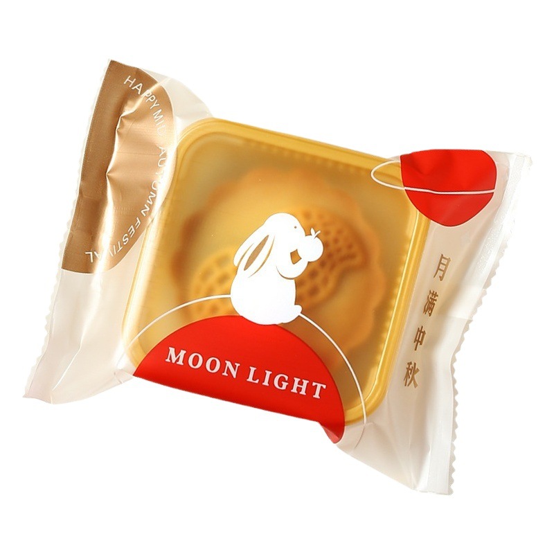 2025 New Mooncake Packaging Bag Thickened Mid-Autumn Festival 50g 80g 100g Cantonese Ice Skin Egg Yolk Crisp Machine Sealing Bag