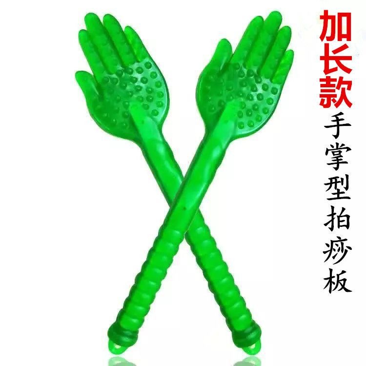 Meridian Health care racket buckle hand racket silicone palm racket artifact massage stick hammer beat back massage board special