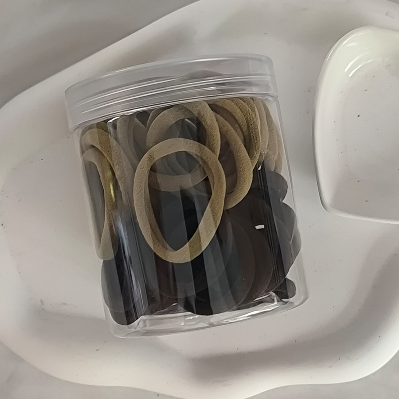 Picture of Single Wholesale Black Headband Hair Tie for Women Korean Style High Elasticity Does Not Hurt Hair Rubber Band High Ponytail Baby Hair Accessories