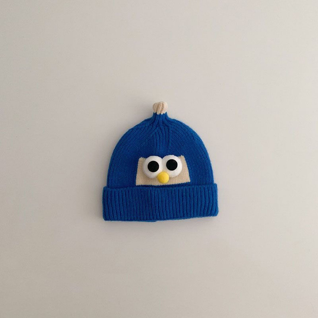 Picture of Children's hat autumn and winter girls' pullover hat Korean-style knitted hat colorful wool hat baby boys' warm earmuffs hat tide