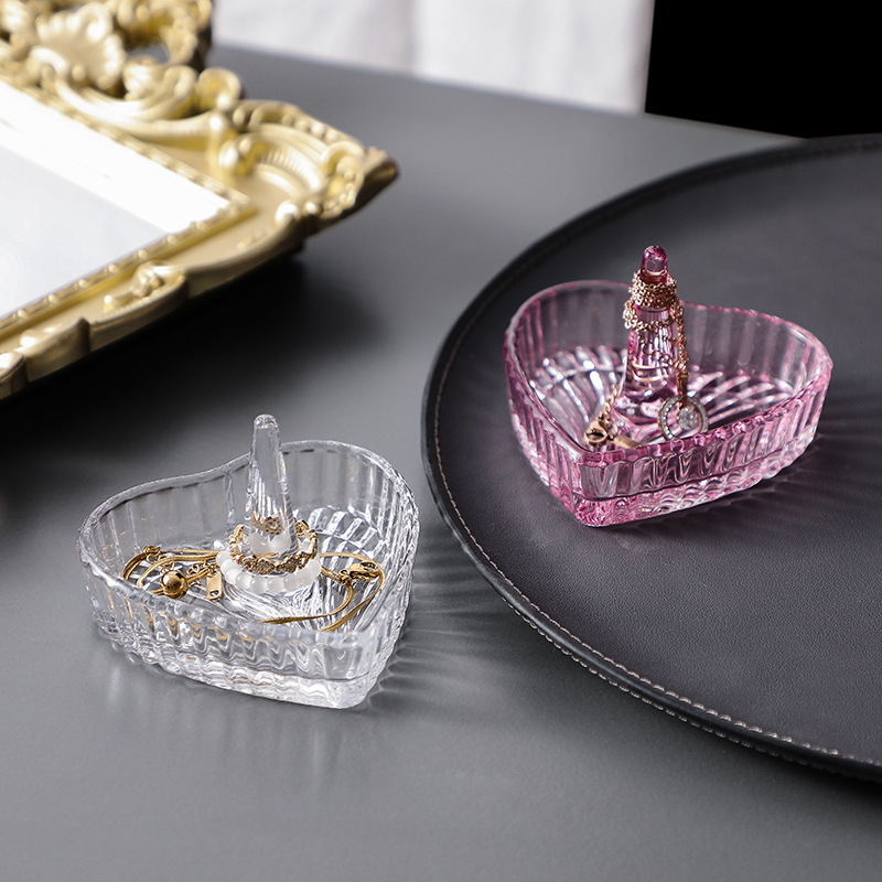 Green Classic Green Classic Hand Jewelry Jewelry Glass Storage Box Earrings Earrings Box Storage Hair Accessories Glass Jewelry Box