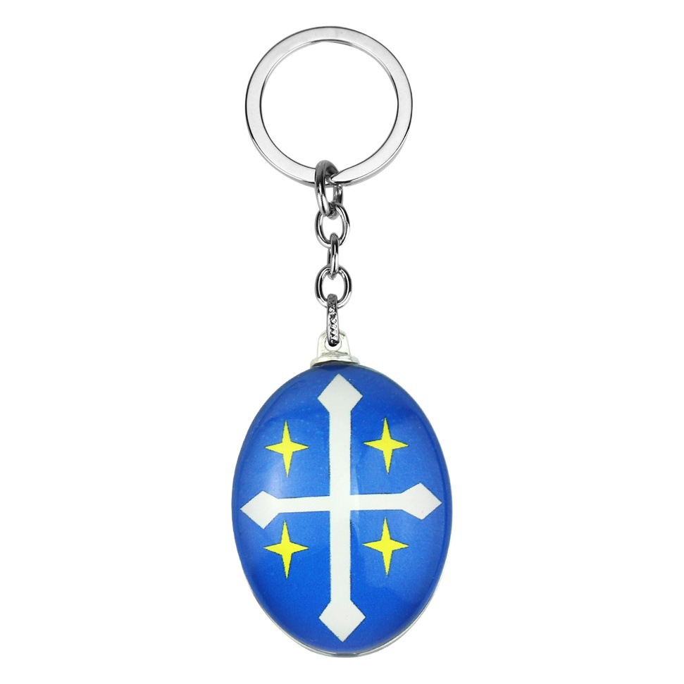 Animation Peripheral Black Clover Necklace by cosplay Magic Stone Pendant Cross Star Keychain