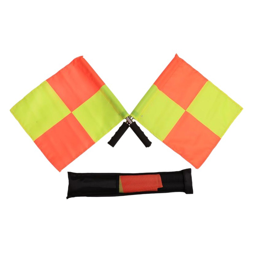 Wholesale border cutting flag patrol flag referee hand flag football training equipment command flag instruction flag