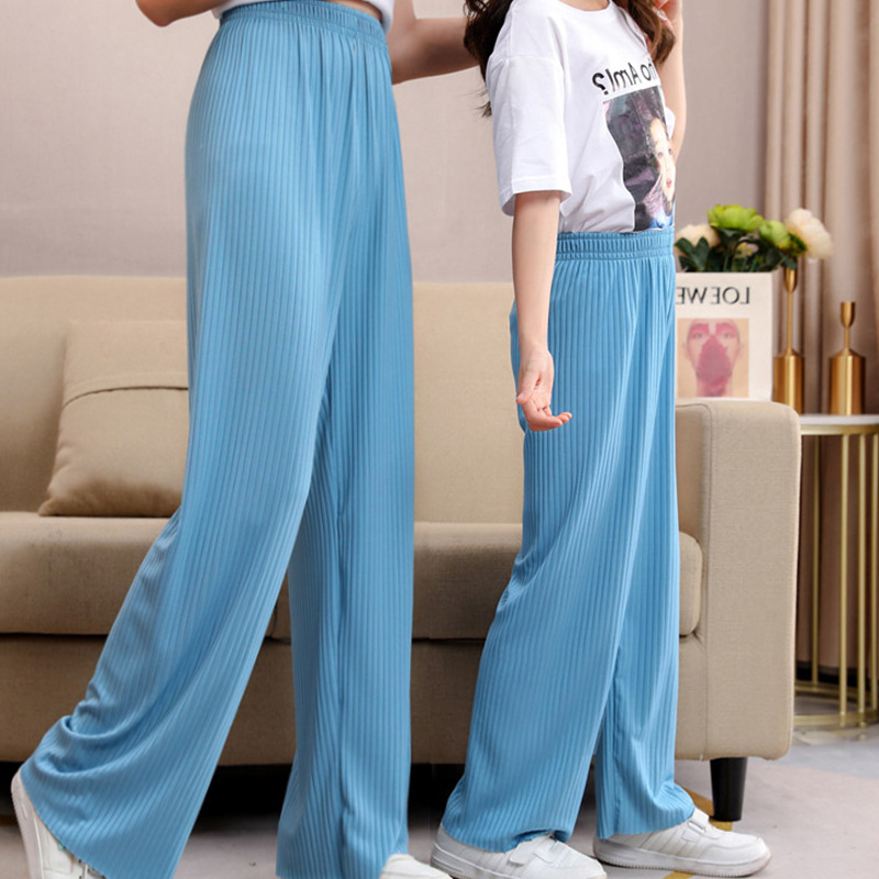 Children's Summer Casual Pants Mother and Daughter Thin Shaking Pants Girls' Loose Wide Leg Pants Children's Breathable All-match Pants Batch
