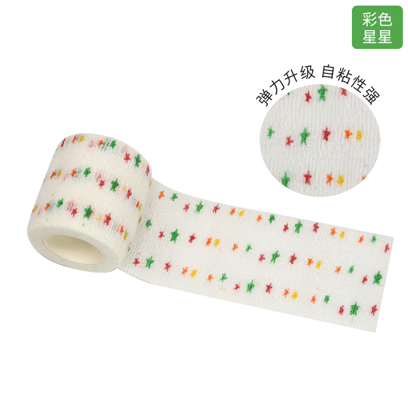 Picture of Spot self-adhesive bandage pet dog bandage finger bandage non-woven elastic elastic outdoor camouflage bandage