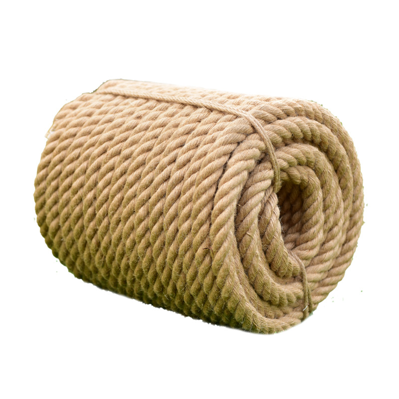 Picture of Jute Rope Source Factory Yellow Thin Hemp Rope Binding Rope Cat Climbing Frame DIY Material Rope Hand-woven Hemp Rope