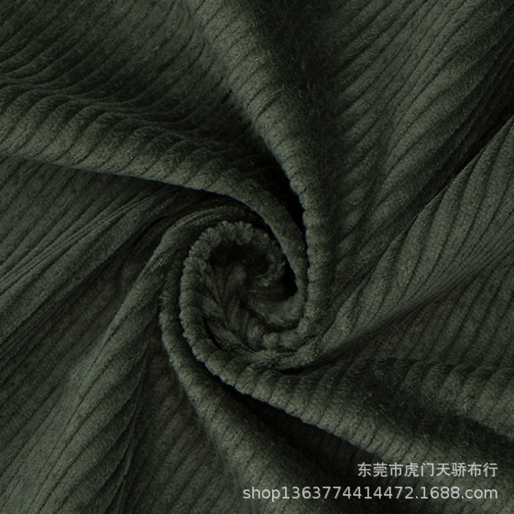 Spot woven 340g cotton elastic corduroy cotton 8 pit elastic bubble casual clothing fashion pants fabric