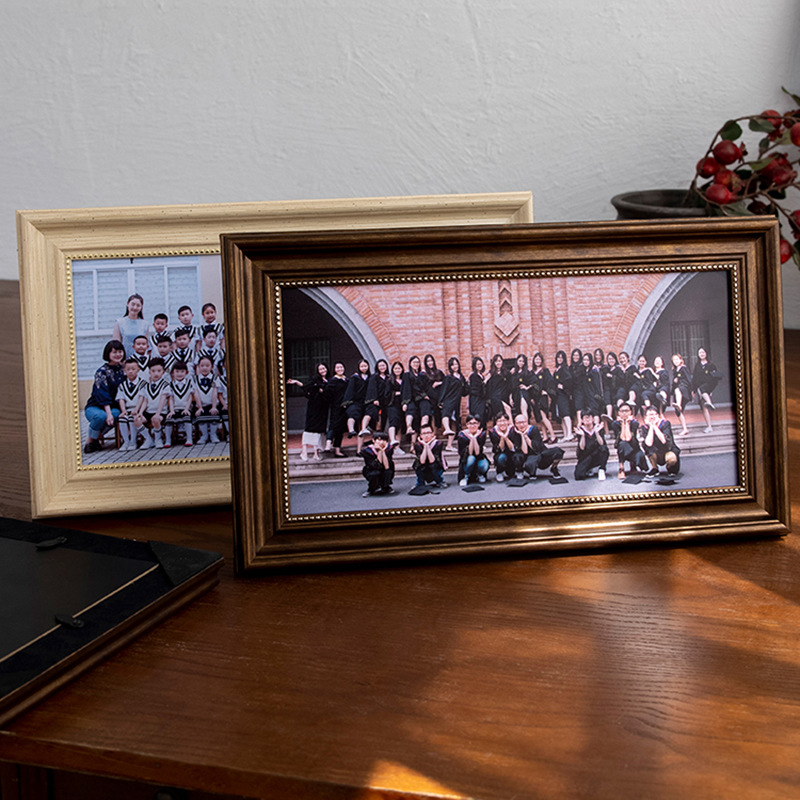 Graduation group photo frame wholesale students group building large group photo wall commemorative photo frame slender photo frame