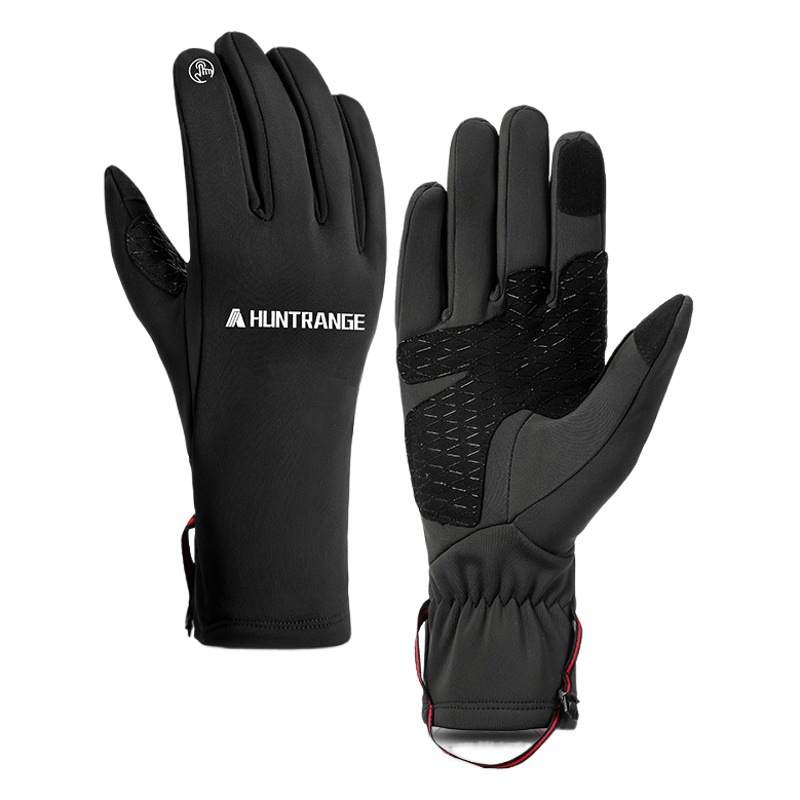 Winter Warm Gloves for Men and Women, Sports Outdoor Velvet Cold-Proof Ski Gloves, Windproof and Waterproof Cycling Gloves, Touch Screen