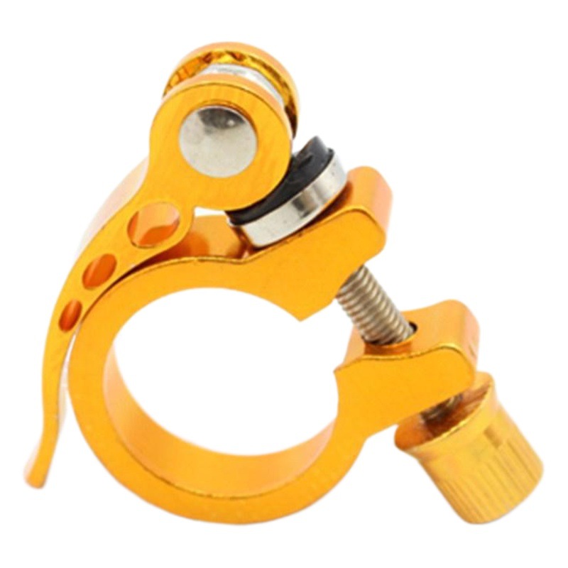 Manufacturers supply 28.6/31.8/34.9 bicycle aluminum alloy seat tube clamp bicycle quick release seat tube clamp lock