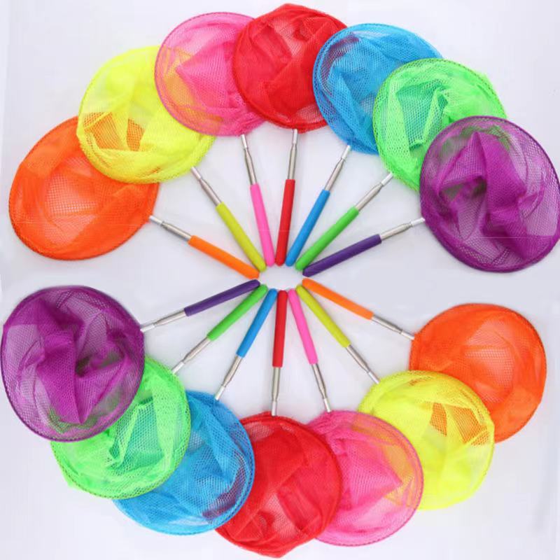 Picture of Stainless Steel Telescopic Fishing Net Butterfly Net Dragonfly Net Kidsren's Toy Fishing Net Insect Net Bag Outdoor Toys