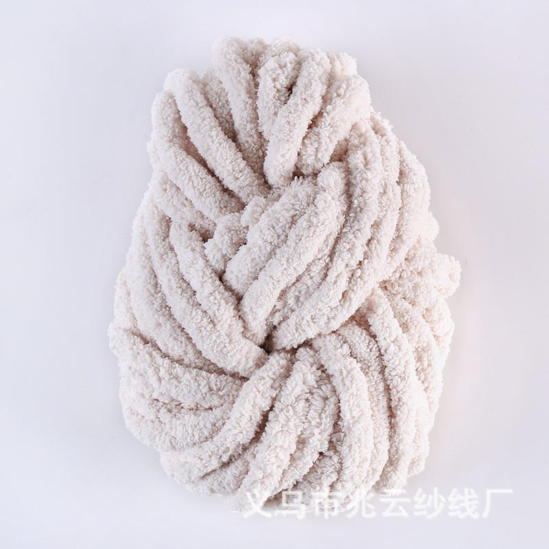 Picture of Extra thick ice bar thread cat tail Iceland thread hand-woven DIY scarf blanket floor mat cat nest sofa cushion line