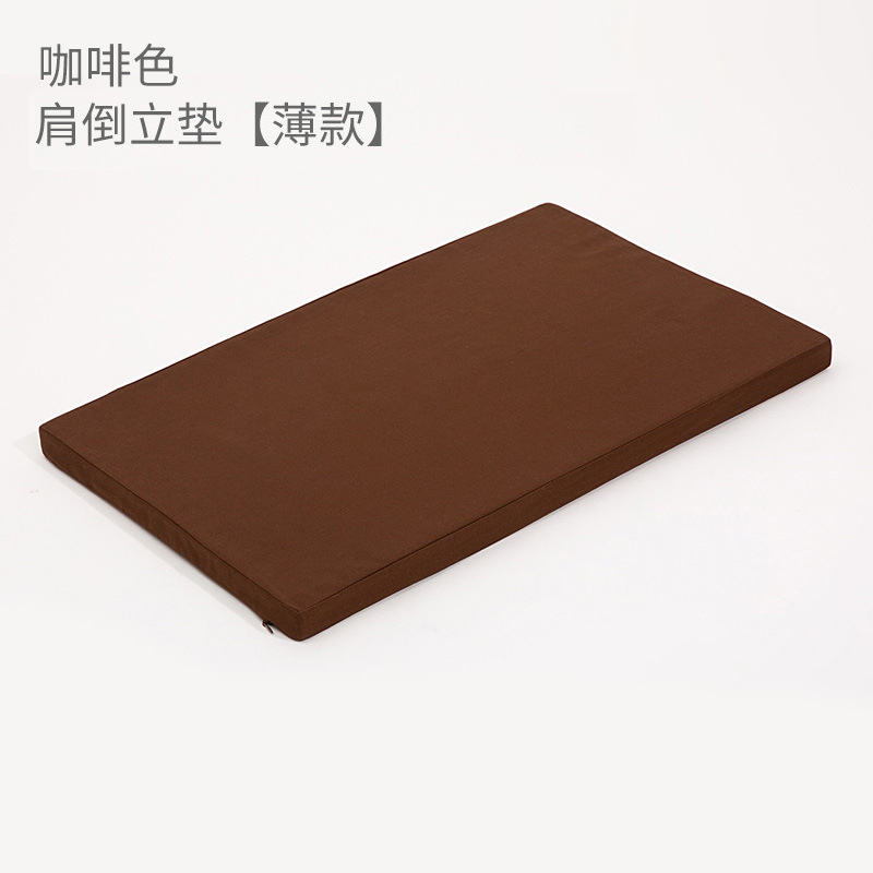 Picture of Yoga Pillow, Professional Iyengar Assistive Device, Yoga High-Elastic Shoulder Inversion Pad, Yin Yoga Pillow, Buckwheat Shell Pillow