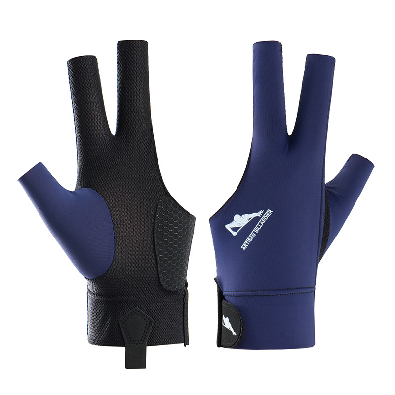 Picture of Billiards Gloves Single Pack Thin 3-Finger Dew Breathable Non-Slip Wear-Resistant Snooker Gloves for Men